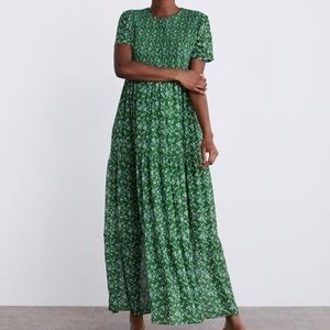Zara Green Maxi Dress